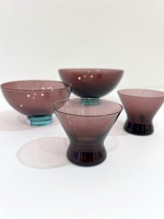 Per L tken Set of Four Holmegaard Glass Dishes by Per Lutken - 4194181