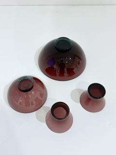 Per L tken Set of Four Holmegaard Glass Dishes by Per Lutken - 4194183