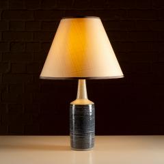 Per Linnemann Schmidt Blue and Grey Chamotte Palshus Table Lamp Denmark 1960s - 3826900