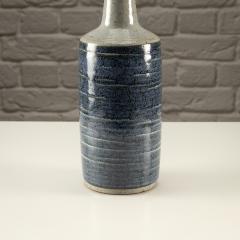 Per Linnemann Schmidt Blue and Grey Chamotte Palshus Table Lamp Denmark 1960s - 3826904