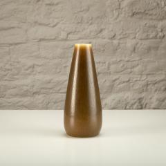 Per Linnemann Schmidt Ochre Hare s Fur Glaze Model 1166 Vase by Palshus Denmark 1960s - 3105393