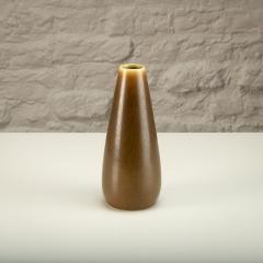 Per Linnemann Schmidt Ochre Hare s Fur Glaze Model 1166 Vase by Palshus Denmark 1960s - 3105394