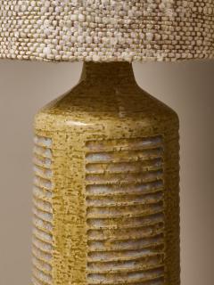 Per Linnemann Schmidt Pair of Glazed Ceramic Table Lamps by Per Linneman Schmidt for Palshus mod DL27 - 3602616