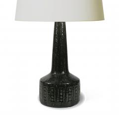 Per and Annelise Linnemann Schmidt Danish Modern Table Lamp in Charcoal Gray Glaze by Palshus - 2899024