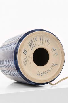 Per and Annelise Linnemann Schmidt Pair of Linnemann Schmidt Ceramic Table Lamps by Palshus 1960s - 4621413
