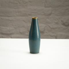 Per and Annelise Linnemann Schmidt Petrol Blue Palshus Model 1163 Single Bud Vase Denmark 1960s - 2496837