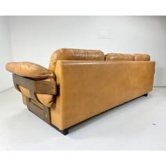 Percival Lafer 1970s Brazilian Leather Sofa - 3356702