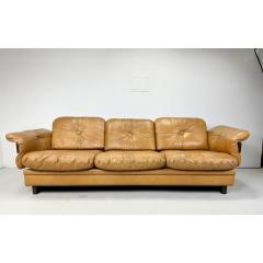 Percival Lafer 1970s Brazilian Leather Sofa - 3356720