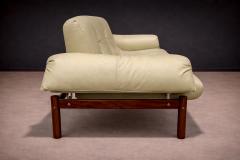 Percival Lafer MP 13 Sofa in Rosewood Leather Percival Lafer - 4542492