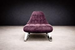 Percival Lafer MP 163 Earth Lounge Chair w Ottoman in Tufted Velvet Upholstery P Lafer - 4488616