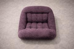 Percival Lafer MP 163 Earth Lounge Chair w Ottoman in Tufted Velvet Upholstery P Lafer - 4488631
