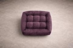 Percival Lafer MP 163 Earth Lounge Chair w Ottoman in Tufted Velvet Upholstery P Lafer - 4488632