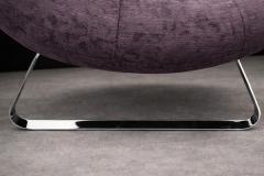 Percival Lafer MP 163 Earth Lounge Chair w Ottoman in Tufted Velvet Upholstery P Lafer - 4488639