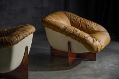 Percival Lafer MP 61 Lounge Chairs by Percival Lafer Brazil 1970s - 4506215