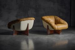 Percival Lafer MP 61 Lounge Chairs by Percival Lafer Brazil 1970s - 4506225
