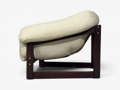 Percival Lafer MP 93 Lounge Chairs Rosewood Leather Brazil 1960s - 4812877