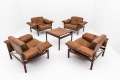 Percival Lafer Midcentury Brasilian Lounge Chairs in Lether and Rosewood by Percival Laf r - 847392