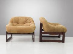 Percival Lafer Pair of Midcentury Brazilian Armchairs by Percival Lafer 1970s - 2280443