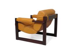 Percival Lafer Percival Lafer Brazilian Mahogany Sling Chairs and Ottoman Set - 2344829