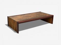 Percival Lafer Percival Lafer Coffee Table Rosewood Mixed Wood Glass Brazil 1970s - 4453045