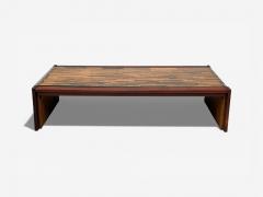 Percival Lafer Percival Lafer Coffee Table Rosewood Mixed Wood Glass Brazil 1970s - 4453046