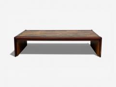 Percival Lafer Percival Lafer Coffee Table Rosewood Mixed Wood Glass Brazil 1970s - 4453048