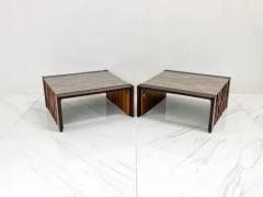 Percival Lafer Percival Lafer Folding Rosewood Cocktail Tables a Pair 1970s - 3176391