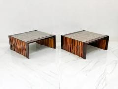Percival Lafer Percival Lafer Folding Rosewood Cocktail Tables a Pair 1970s - 3176514