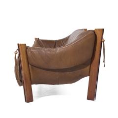 Percival Lafer Percival Lafer MP 211 Mid Century Brazilian Rosewood and Leather Sofa - 3987634