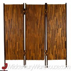 Percival Lafer Percival Lafer Mid Century Brazilian Rosewood and Leather Room Divider - 2368248