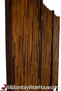 Percival Lafer Percival Lafer Mid Century Brazilian Rosewood and Leather Room Divider - 2368249