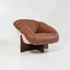Percival Lafer Percival Lafers MP 61 Lounge Chair in Maharam Leather and Rosewood 1973 - 3523102
