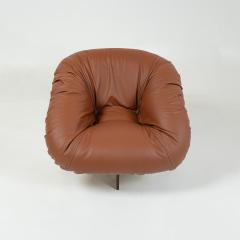 Percival Lafer Percival Lafers MP 61 Lounge Chair in Maharam Leather and Rosewood 1973 - 3523104