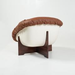 Percival Lafer Percival Lafers MP 61 Lounge Chair in Maharam Leather and Rosewood 1973 - 3523106