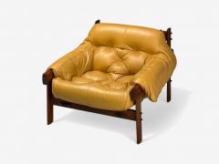 Percival Lafer Rosewood Leather MP 41 Lounge Chairs Brazil 1960s - 4247086