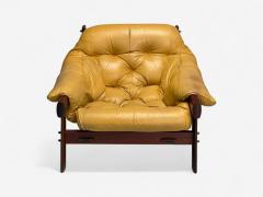 Percival Lafer Rosewood Leather MP 41 Lounge Chairs Brazil 1960s - 4247089