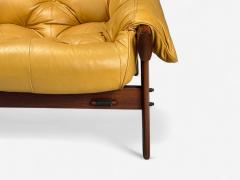 Percival Lafer Rosewood Leather MP 41 Lounge Chairs Brazil 1960s - 4247090