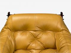 Percival Lafer Rosewood Leather MP 41 Lounge Chairs Brazil 1960s - 4247091