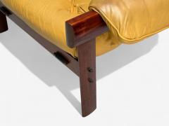 Percival Lafer Rosewood Leather MP 41 Lounge Chairs Brazil 1960s - 4247092