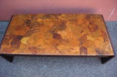 Percival Lafer Rosewood and Patchwork Copper Coffee Table by Percival Lafer - 2130828