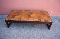 Percival Lafer Rosewood and Patchwork Copper Coffee Table by Percival Lafer - 2130830