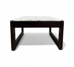 Percival Lafer Side Table in Hardwood Marble Percival Lafer 1970s Lot 290 - 4356772