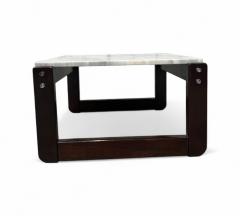 Percival Lafer Side Table in Hardwood Marble Percival Lafer 1970s Lot 290 - 4356773