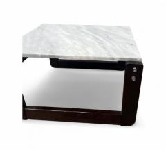 Percival Lafer Side Table in Hardwood Marble Percival Lafer 1970s Lot 290 - 4356783