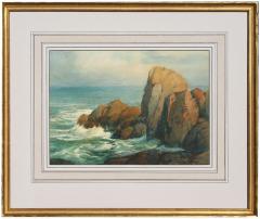 Percy Gray Coastal Scene Santa Cruz - 3434773