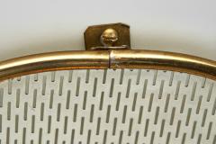 Perforated Brass Wall Lamp with Lacquered Metal Europe Mid 20th Century - 4184744
