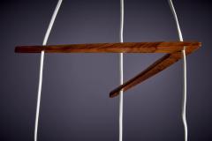 Perforated Copper and Rosewood Cascade Pendant Lamp Denmark 1950s - 3347190