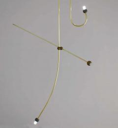 Periclis Frementitis Brass Sculpted Light Suspension Lets Talk by Periclis Frementitis - 1160283