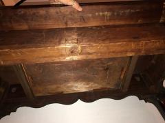 Period 1820s Irish Card Tea Tables Solid Mahogany with Later Carvings - 3010724
