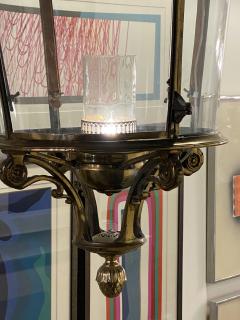 Period French Bronze Hanging Lantern Chandelier - 4169981
